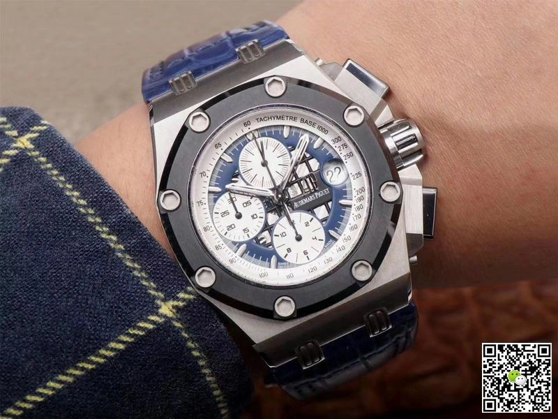 Audemars Piguet Royal Oak Offshore 26078PO.OO.D018CR.01 JF Factory 1:1 Best Edition Replica Watch Blue Strap